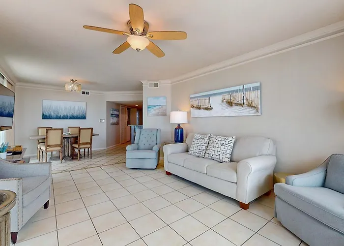 Beachfront With Gulf Views Balcony Pool & Ac - Snowbird-friendly Gulf Shores